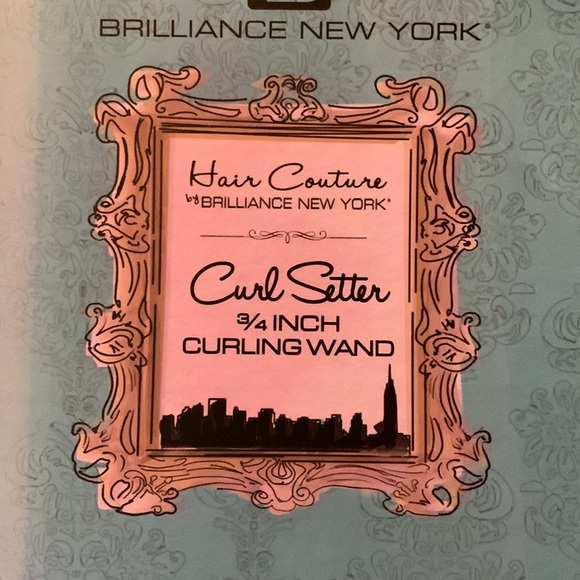 BRILLIANCE NEW YORK 3/4" Wave Setter curling iron. Never used and in the box. - Picture 4 of 13